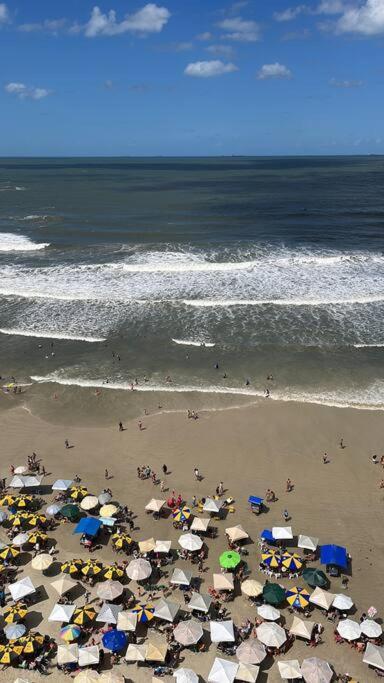 Hermoso Dpto Con Vista Frontal Al Mar Pitangueiras Guaruja Luaran gambar