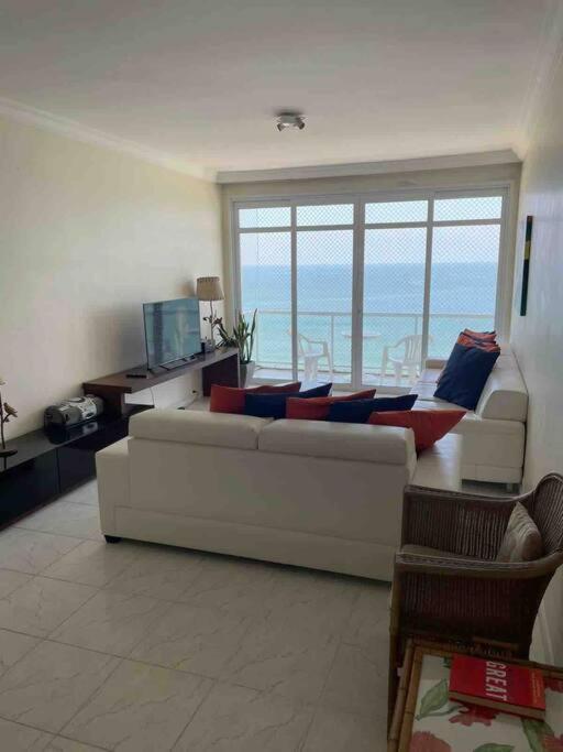 Hermoso Dpto Con Vista Frontal Al Mar Pitangueiras Guaruja Luaran gambar